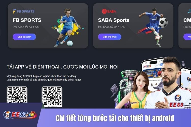 Chi tiết từng bước tải cho thiết bị android