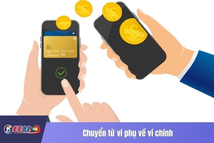 Chuyển từ ví phụ về ví chính