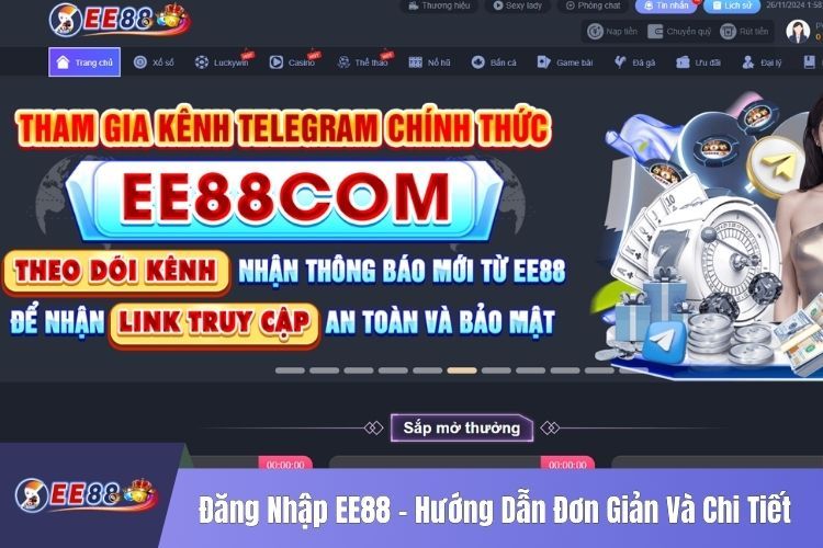 Đăng Nhập EE88 - Hướng Dẫn Đơn Giản Và Chi Tiết